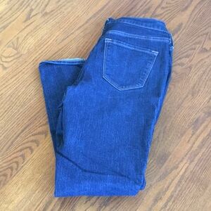 Old Navy Curvy Skinny Jeans in Deep Blue